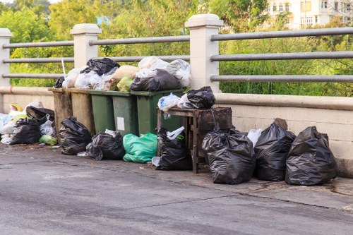Muck away services team efficiently removing debris in Marylebone